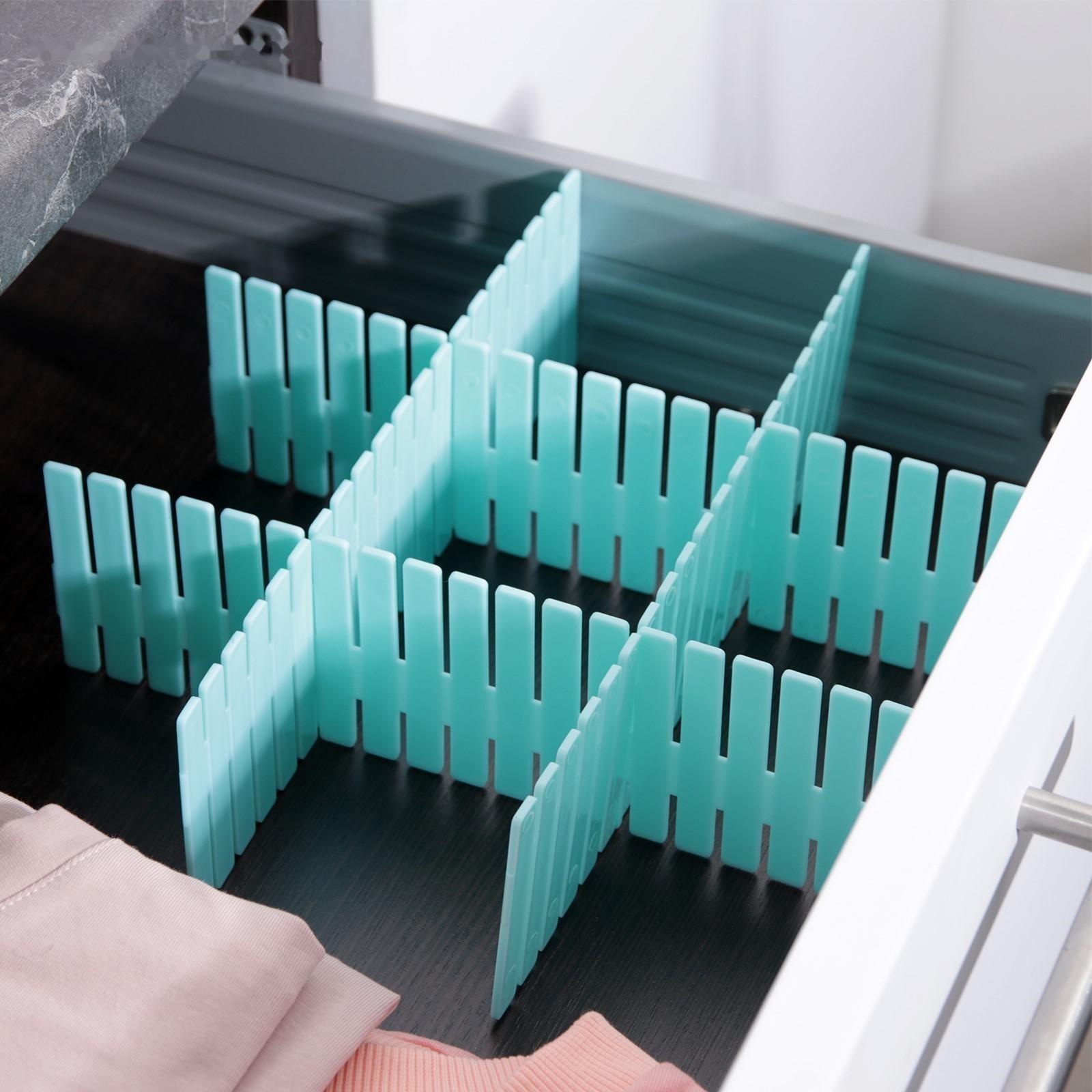 Органайзер-разделитель для ящиков, 37×7 см, 4 шт, цвет МИКС