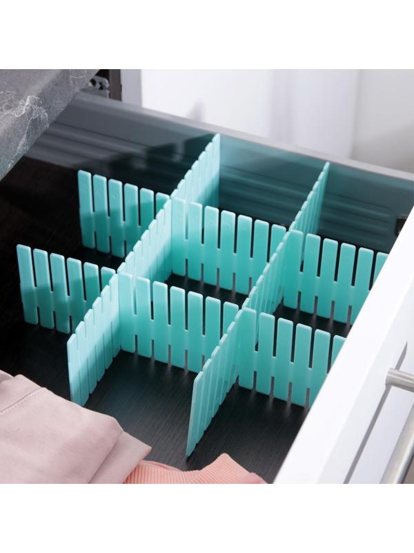 Органайзер-разделитель для ящиков, 37×7 см, 4 шт, цвет МИКС