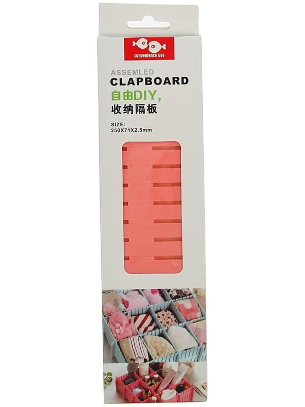 Органайзер-разделитель для ящиков, 37×7 см, 4 шт, цвет МИКС