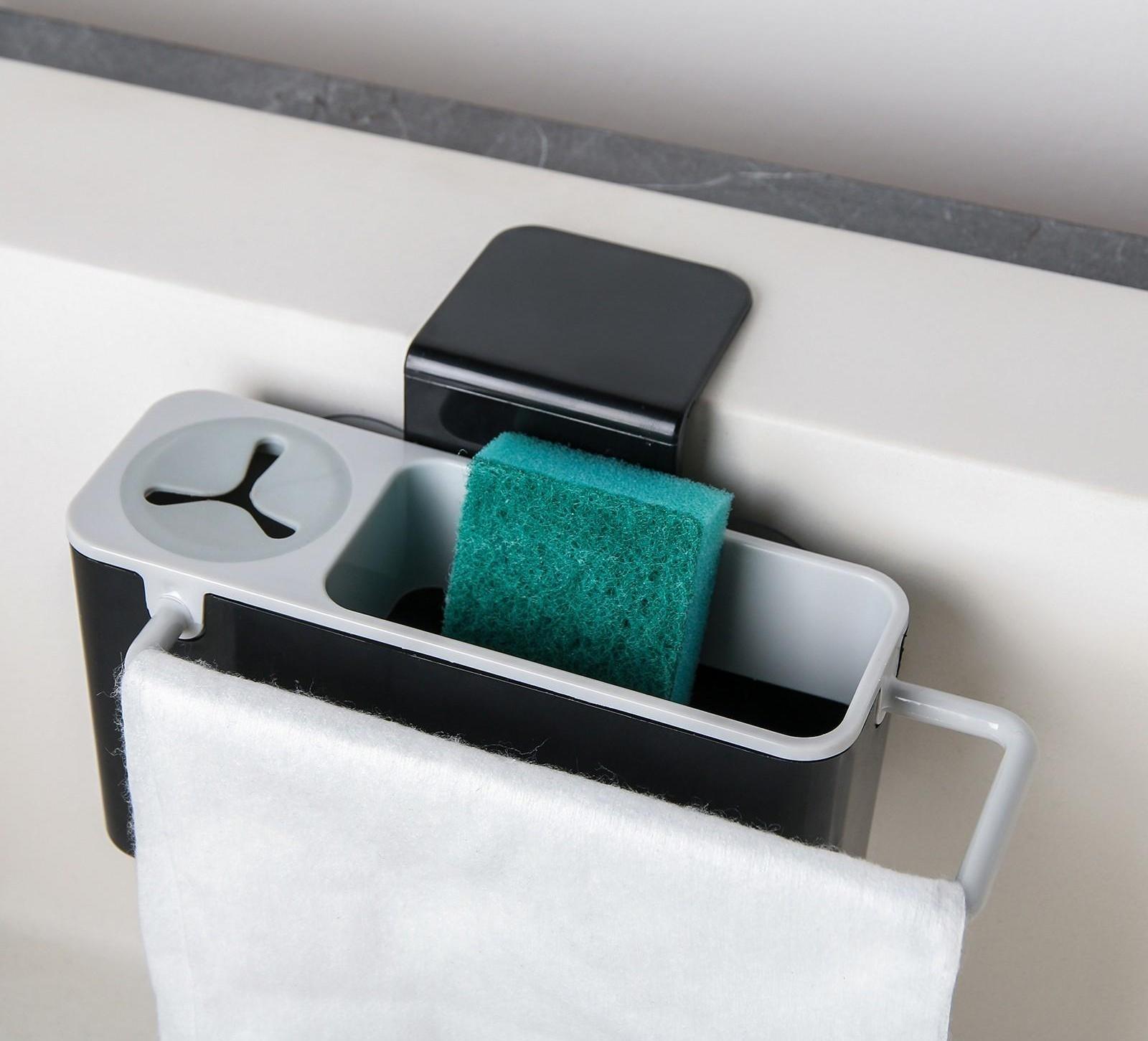 Подставка для ванных и кухонных принадлежностей, 20×9×9 см, цвет МИКС