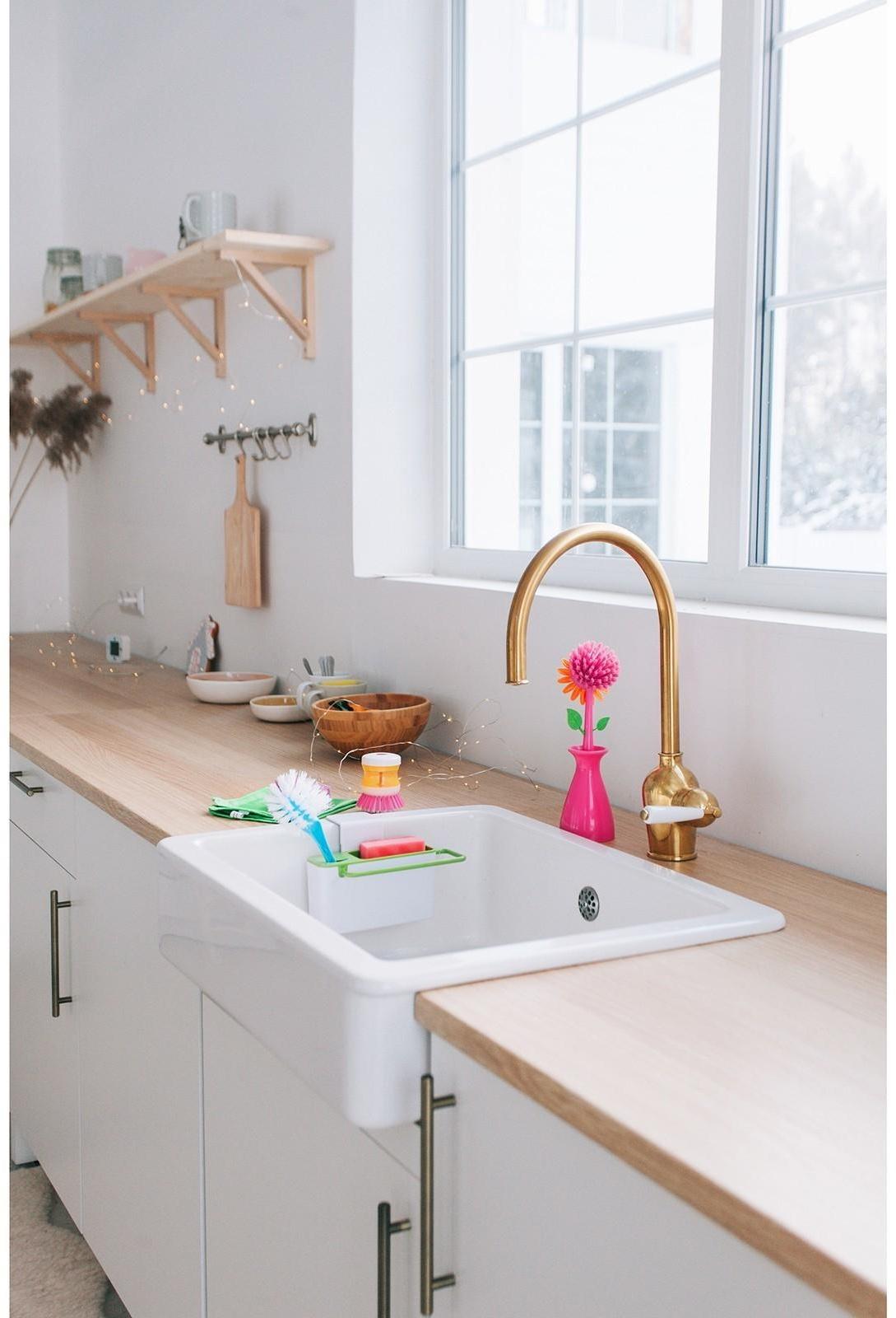 Подставка для ванных и кухонных принадлежностей, 20×9×9 см, цвет МИКС