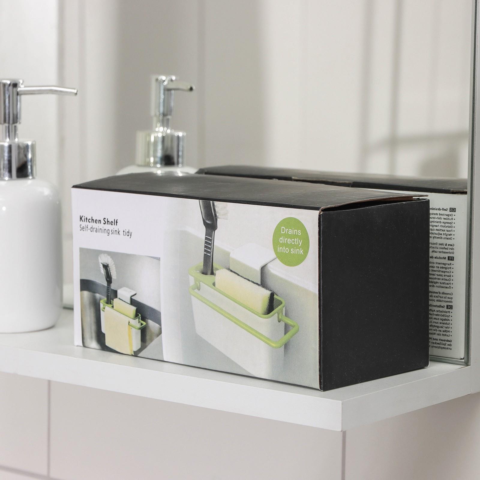 Подставка для ванных и кухонных принадлежностей, 20×9×9 см, цвет МИКС