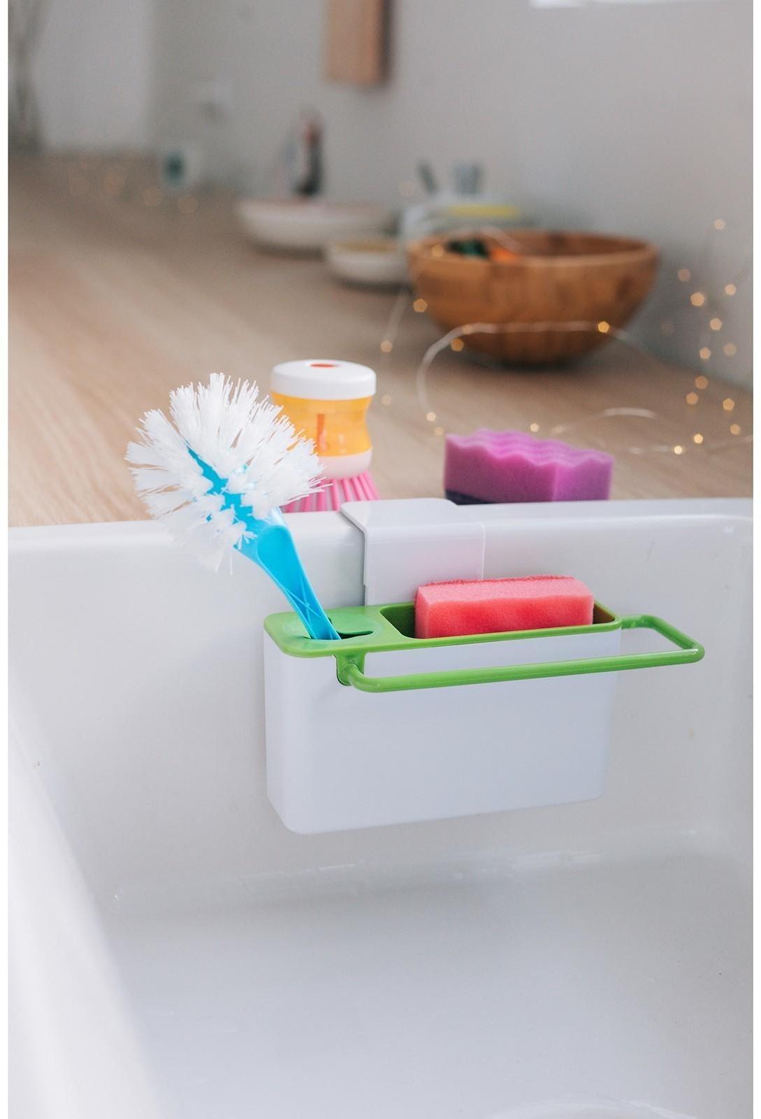 Подставка для ванных и кухонных принадлежностей, 20×9×9 см, цвет МИКС