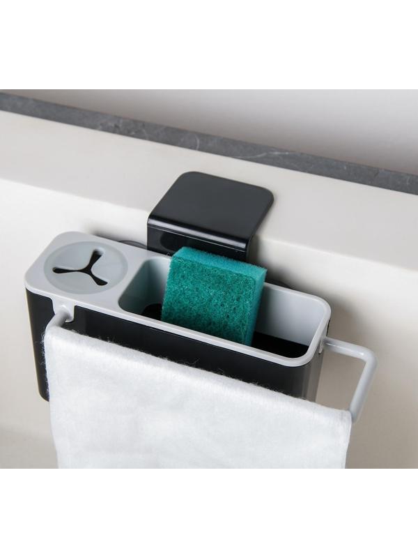 Подставка для ванных и кухонных принадлежностей, 20×9×9 см, цвет МИКС