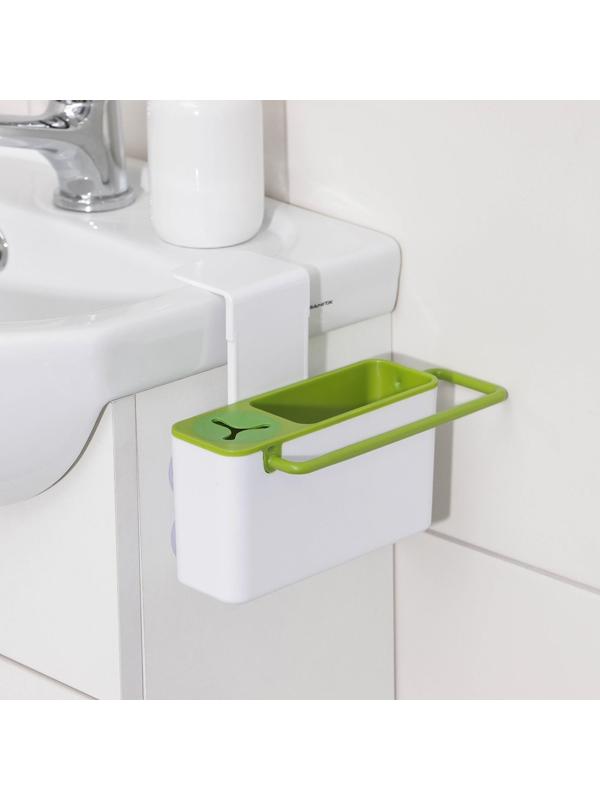 Подставка для ванных и кухонных принадлежностей, 20×9×9 см, цвет МИКС