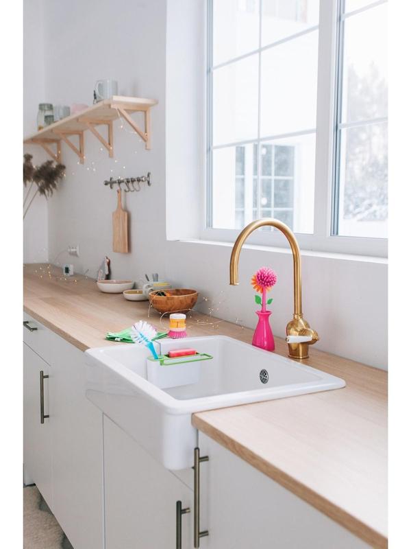 Подставка для ванных и кухонных принадлежностей, 20×9×9 см, цвет МИКС