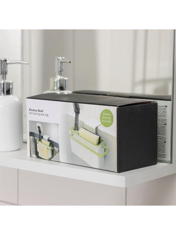 Подставка для ванных и кухонных принадлежностей, 20×9×9 см, цвет МИКС