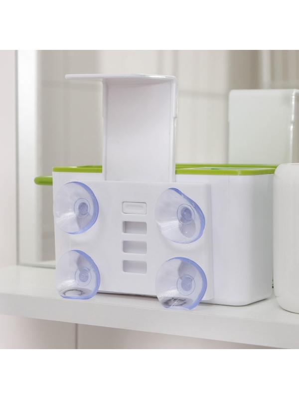 Подставка для ванных и кухонных принадлежностей, 20×9×9 см, цвет МИКС