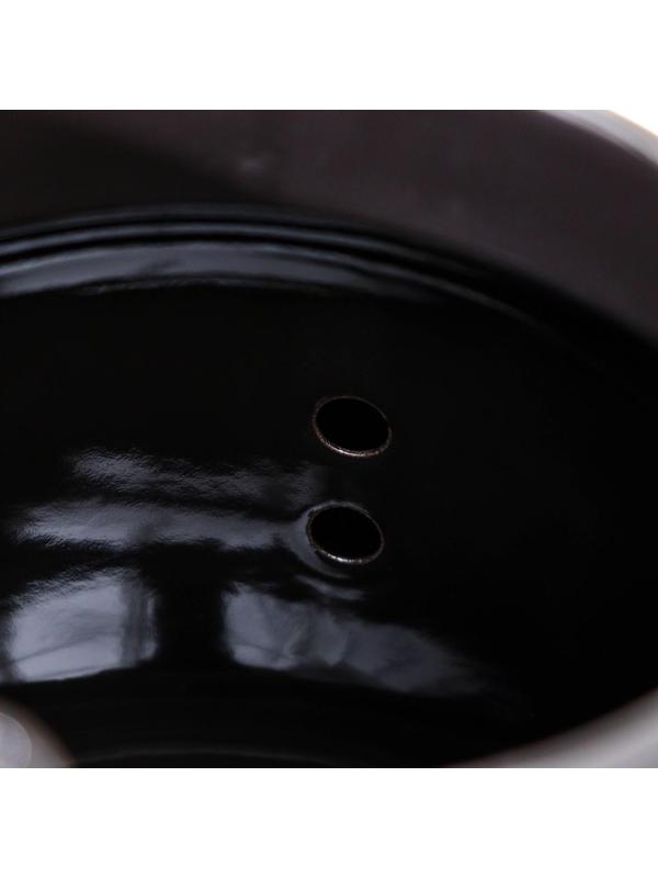 Чайник «Рябина», 2,3 л, эмалированная крышка, индукция, цвет красно-чёрный, деколь МИКС