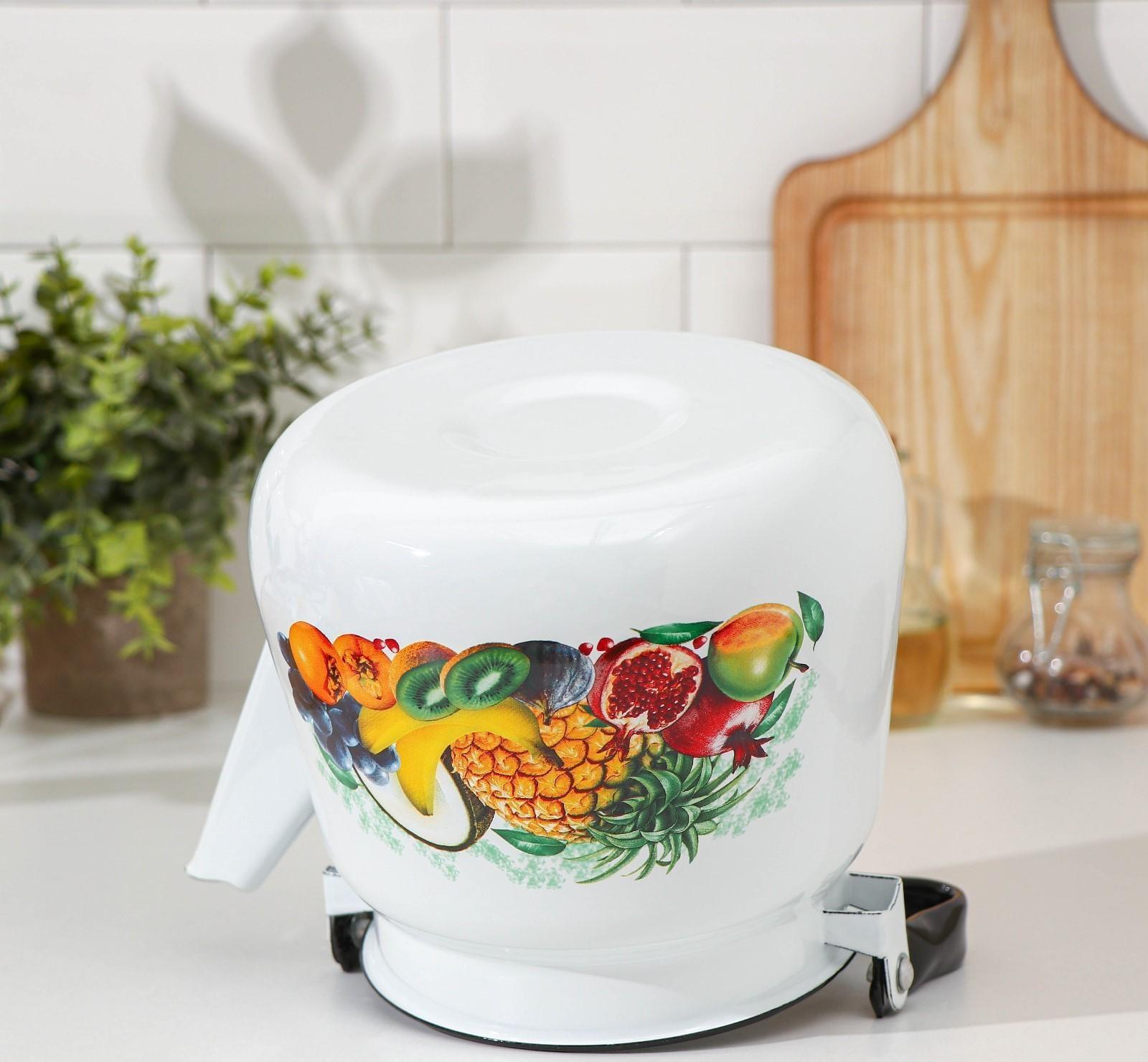 Чайник сферический «Эквадор», 3,5 л, индукция, цвет белый