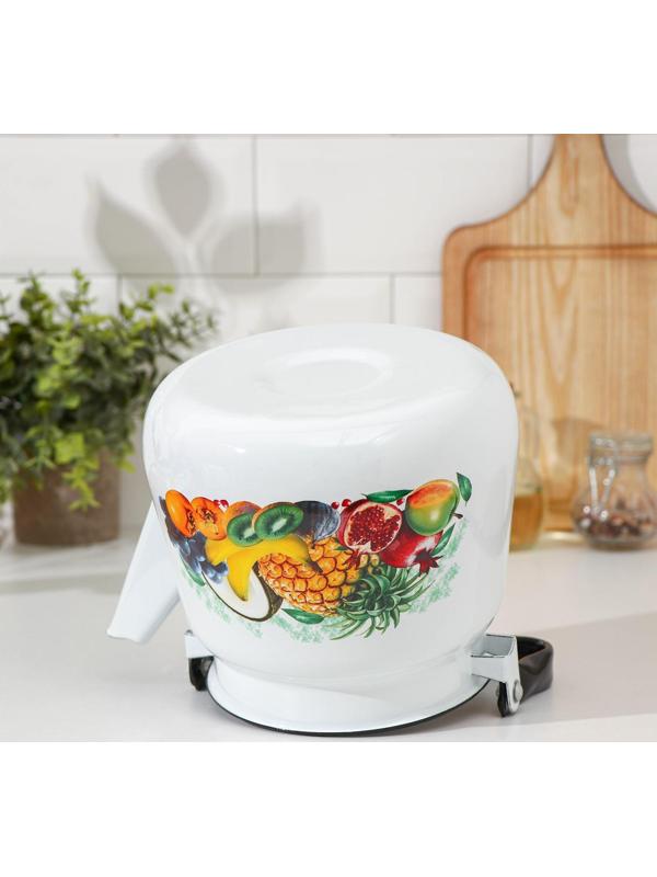 Чайник сферический «Эквадор», 3,5 л, индукция, цвет белый