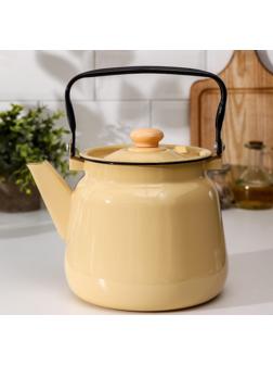 Чайник, 3,5 л, без деколи, индукция, цвет палевый