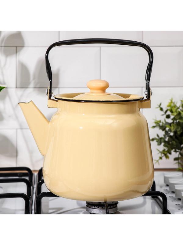 Чайник, 3,5 л, без деколи, индукция, цвет палевый