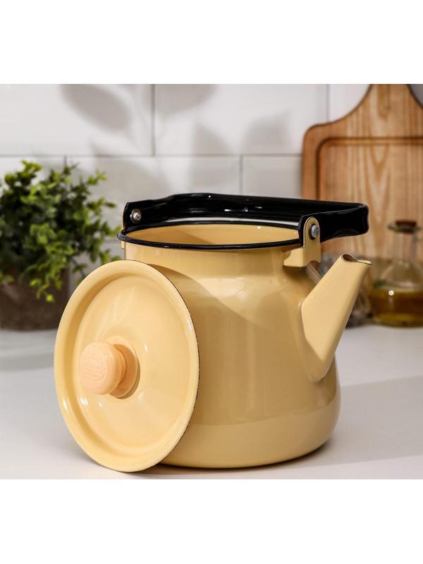 Чайник, 3,5 л, без деколи, индукция, цвет палевый