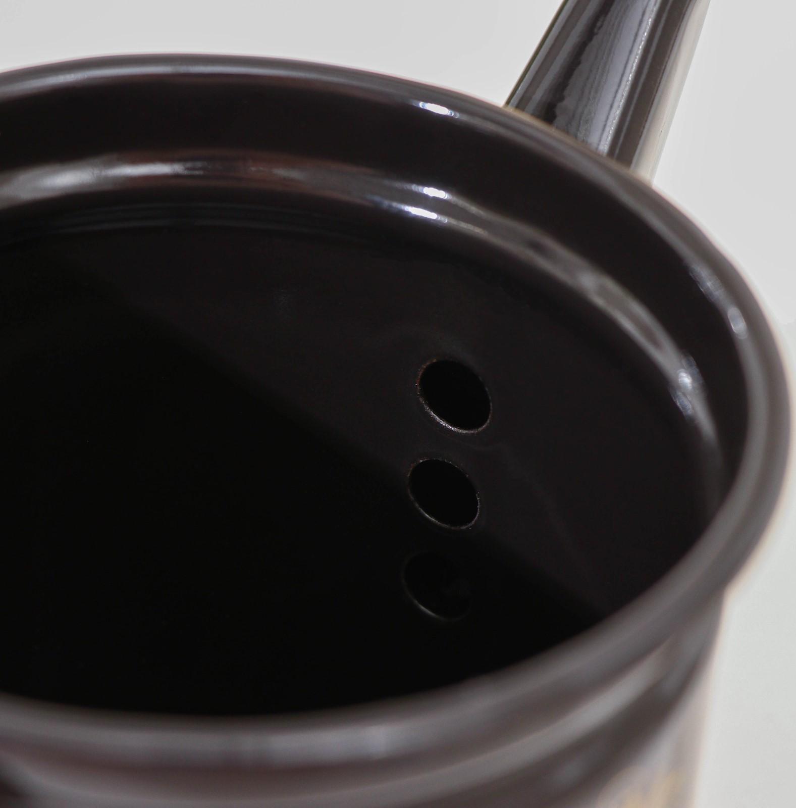 Чайник заварочный, 1 л, фиксированная ручка, индукция, цвет красно-чёрный, рисунок МИКС