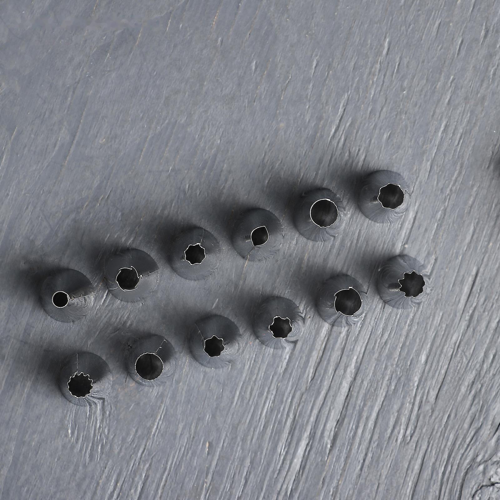 Набор кондитерский Доляна «Помощник», 12 насадок, d=1,5 см, мешок 23 см, насадки МИКС