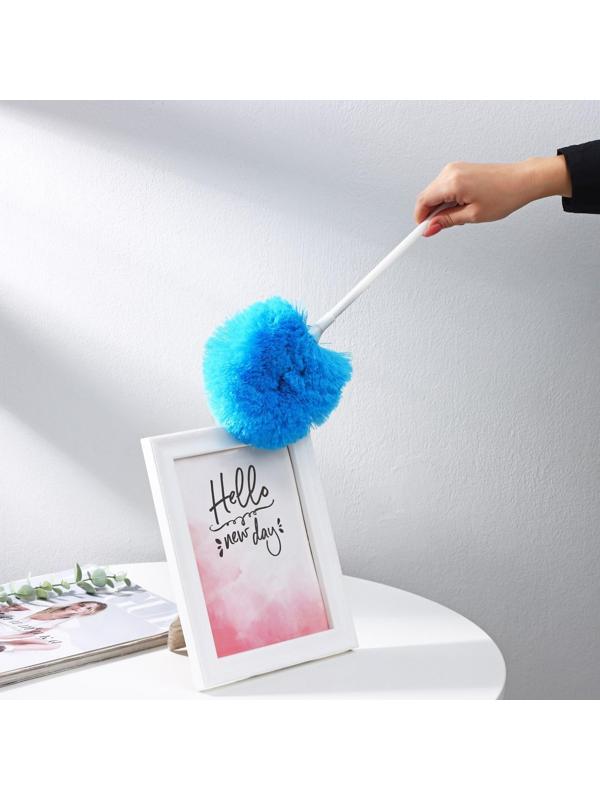 Щётка для удаления пыли Доляна, ручка 22,5 см, цвет МИКС