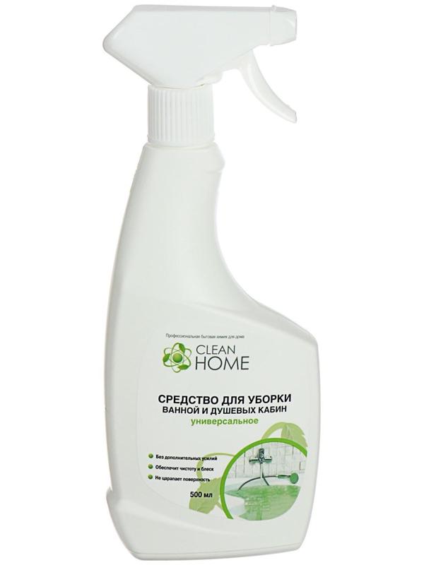 Средство для уборки ванной и душевых кабин Clean Home, 500 мл