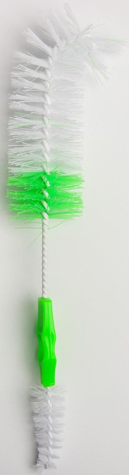 Ёршик 2 в 1 для бутылочек и сосок, цвета МИКС