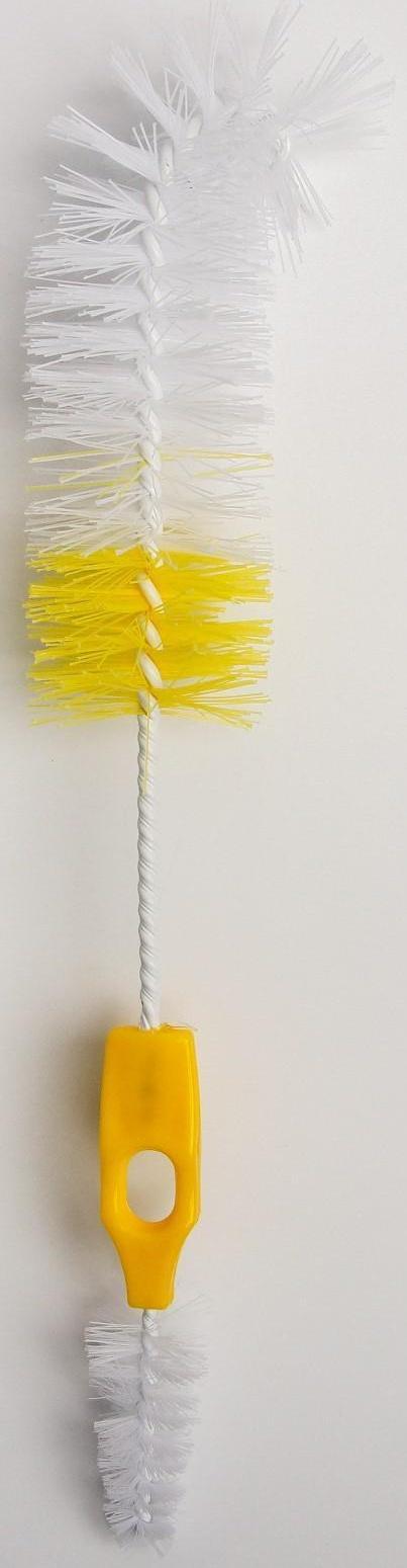 Ёршик 2 в 1 для бутылочек и сосок, цвета МИКС