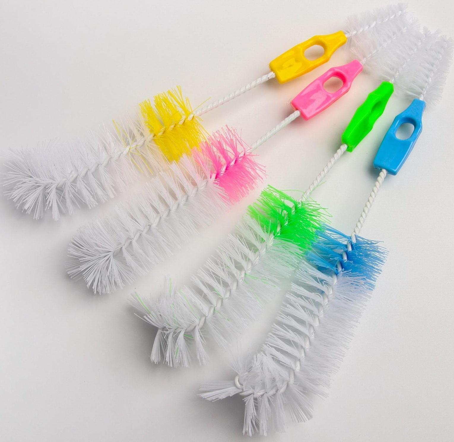 Ёршик 2 в 1 для бутылочек и сосок, цвета МИКС