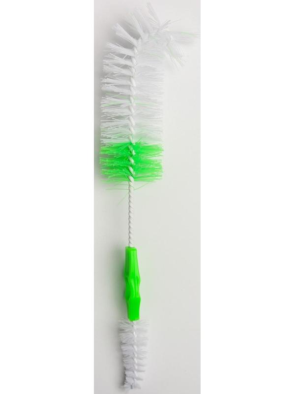 Ёршик 2 в 1 для бутылочек и сосок, цвета МИКС