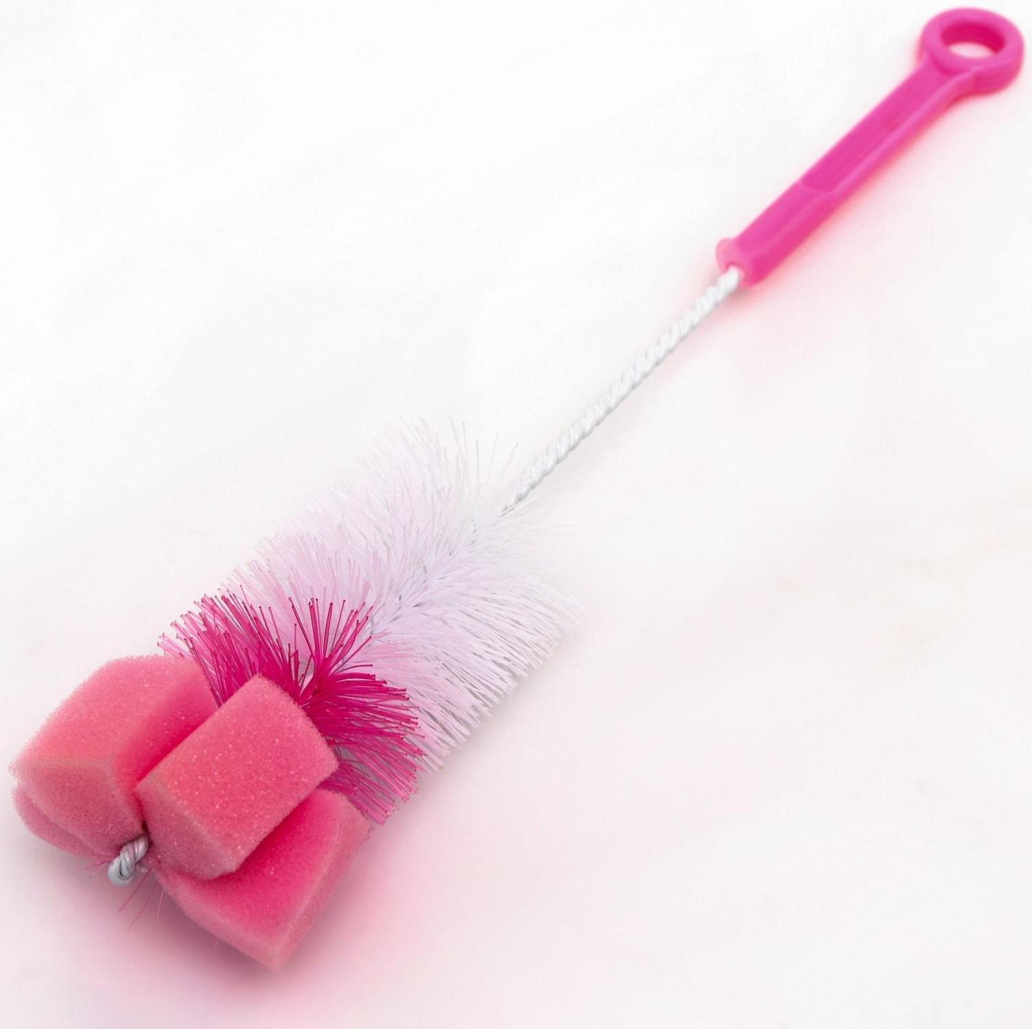 Ёршик для бутылочек, с губкой, цвета МИКС