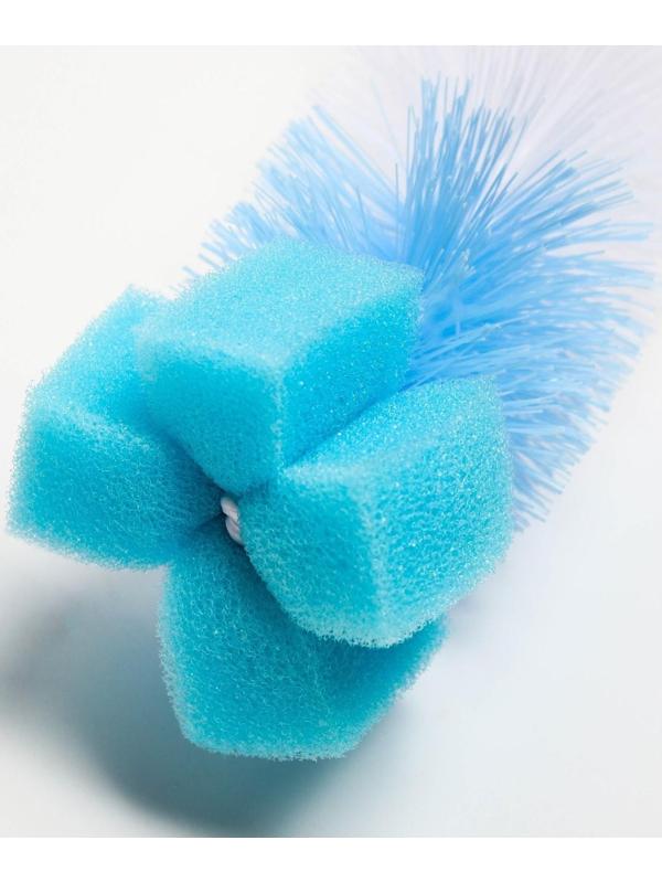 Ёршик для бутылочек, с губкой, цвета МИКС