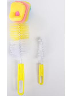 Набор ёршиков для бутылочек и сосок, цвета МИКС