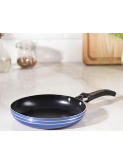 Сковорода «Лерой», d=16 см, пластиковая ручка, антипригарное покрытие, цвет МИКС