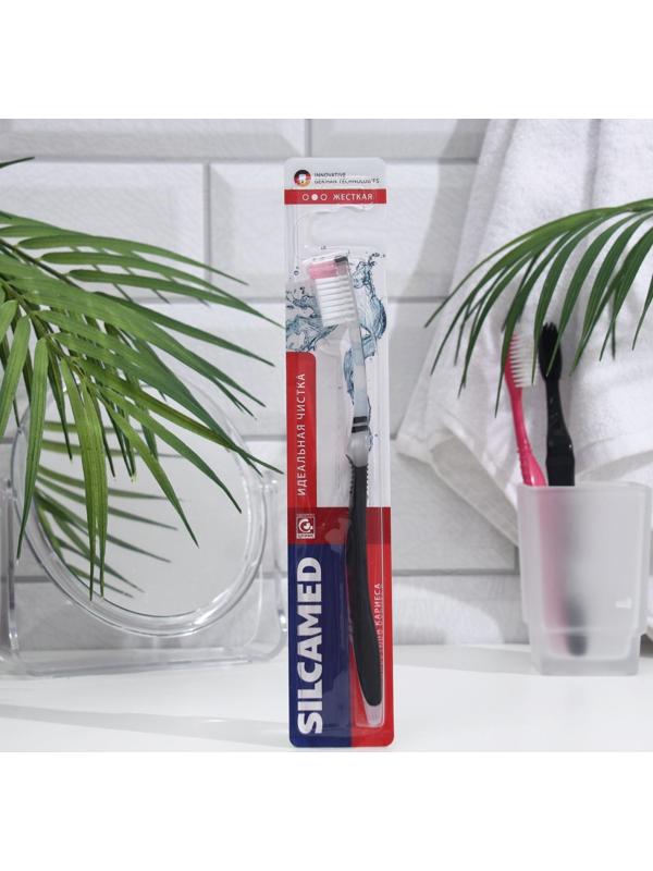 Зубная щетка Silcamed Hard, жесткая, 1 шт.