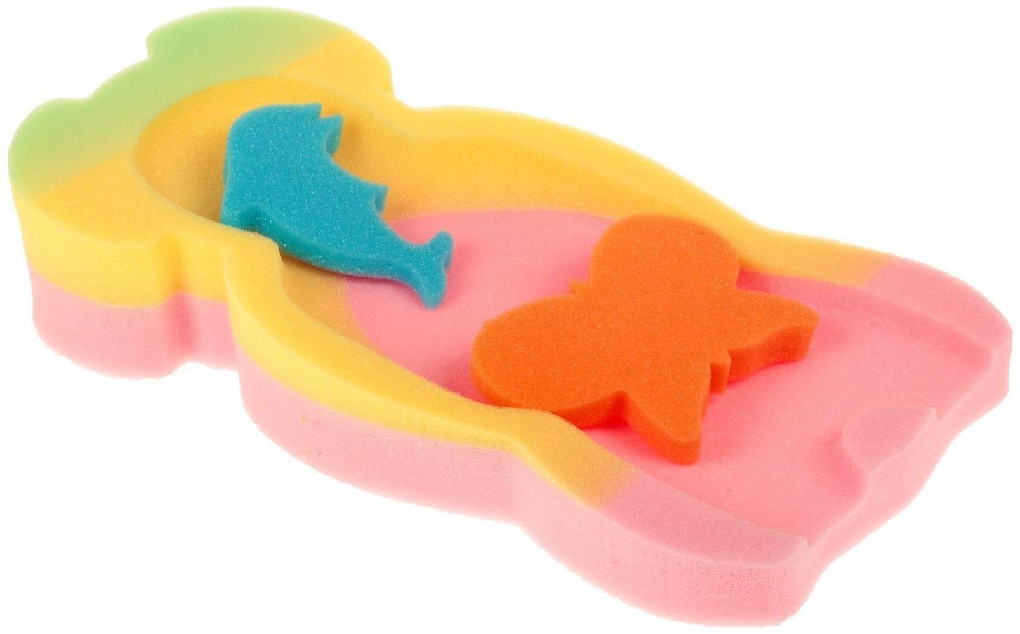 Поролоновый матрас для ванны Tega Mini, маленький, разноцветный, МИКС