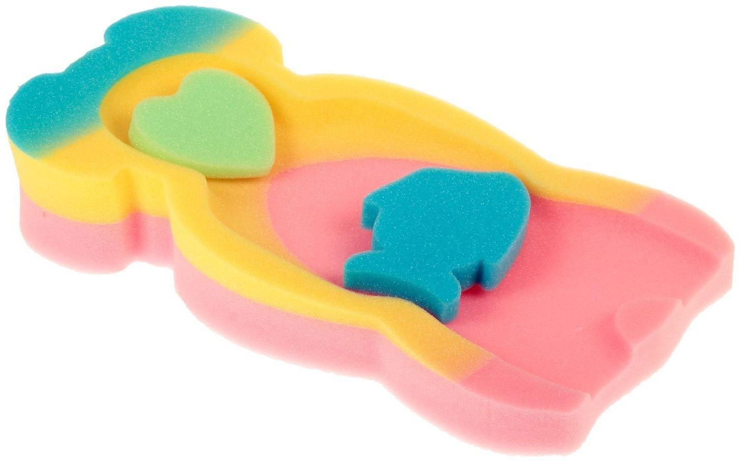 Поролоновый матрас для ванны Tega Mini, маленький, разноцветный, МИКС