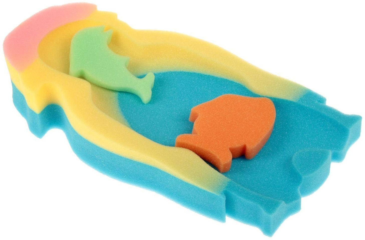 Поролоновый матрас для ванны Tega Mini, маленький, разноцветный, МИКС