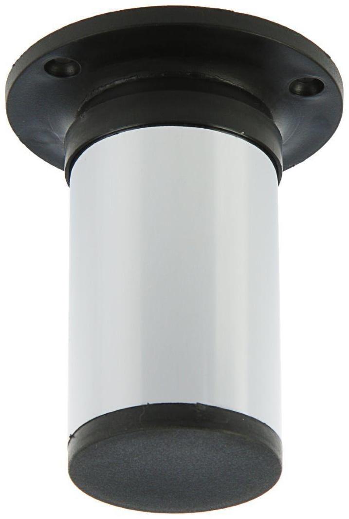 Опора регулируемая, d=50 мм, H=100-120 мм, цвет хром