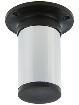 Опора регулируемая, d=50 мм, H=100-120 мм, цвет хром