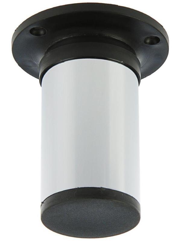 Опора регулируемая, d=50 мм, H=100-120 мм, цвет хром