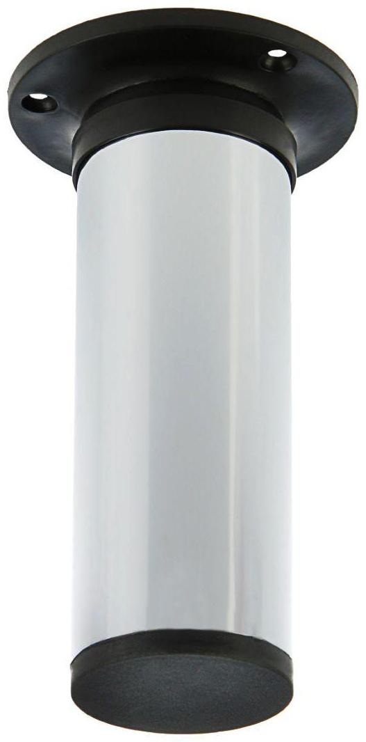 Опора регулируемая, d=50 мм, H=150-170 мм, цвет хром