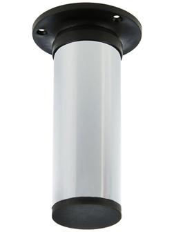 Опора регулируемая, d=50 мм, H=150-170 мм, цвет хром