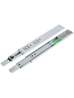 Шариковые направляющие, полное выдвижение, FGV, L=300 мм, H=45 мм, с доводчиком