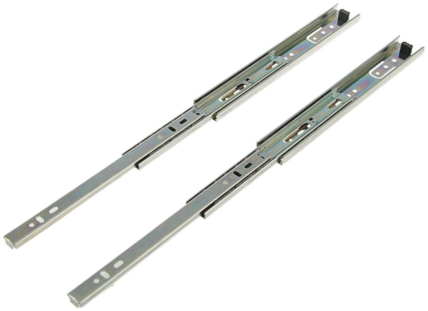Шариковые направляющие, полное выдвижение, BBS-ZNW , L=250 мм, Н=35 мм, 2 шт. в наборе