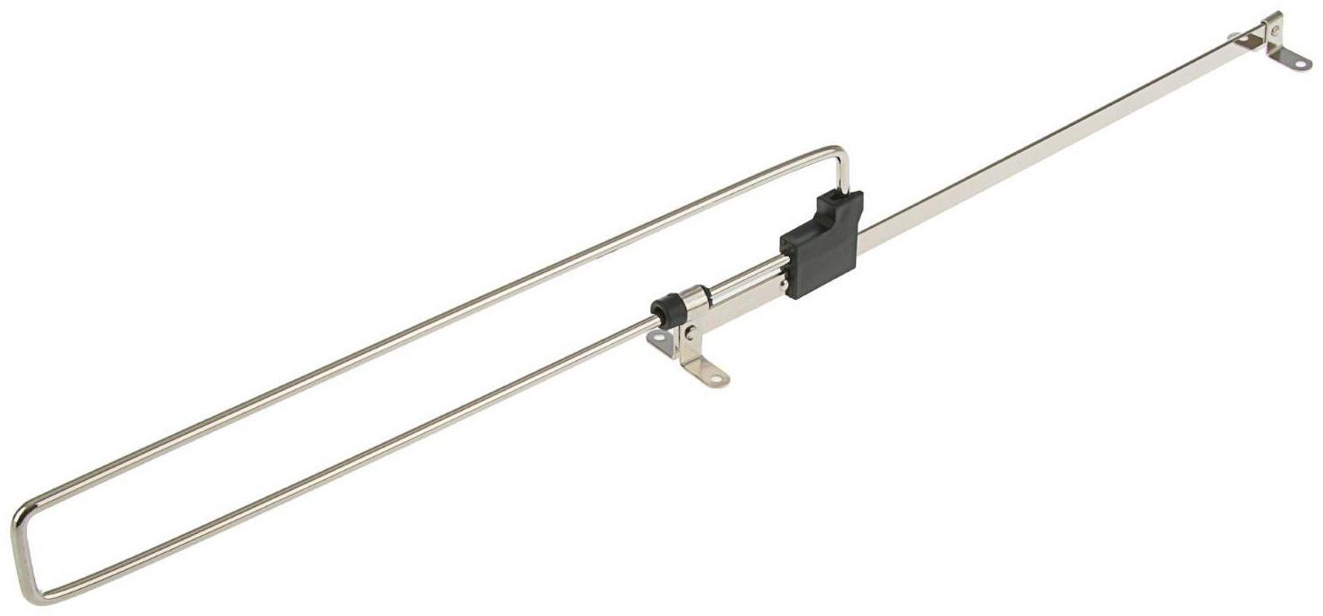 Штанга выдвижная для одежды, L=350 мм, цвет никель