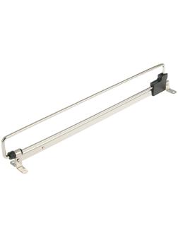 Штанга выдвижная для одежды, L=350 мм, цвет никель