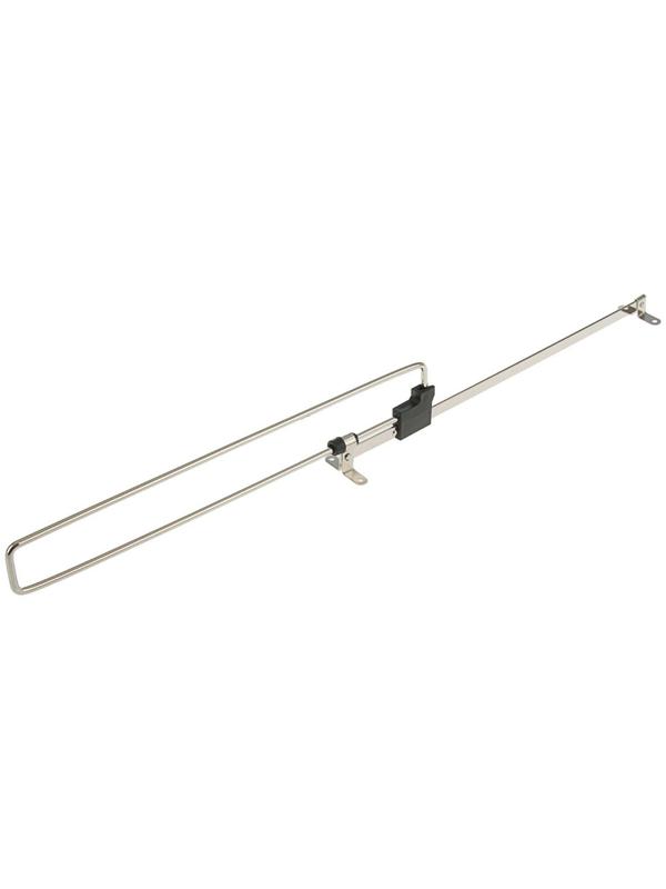 Штанга выдвижная для одежды, L=350 мм, цвет никель