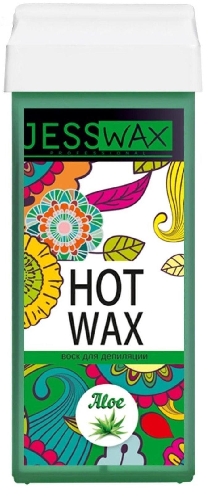 Воск для депиляции JessWax Aloe в картридже, 100 мл
