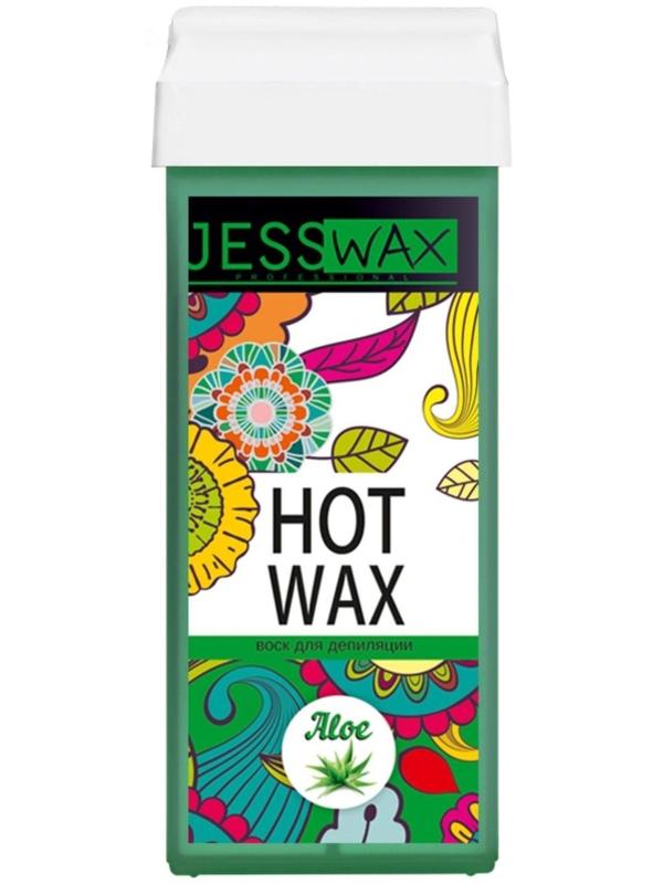 Воск для депиляции JessWax Aloe в картридже, 100 мл