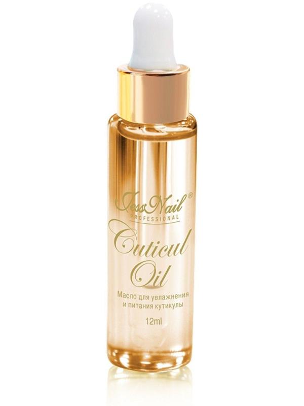 Масло JessNail для увлажнения и питания кутикулы, золотая крышка, аромат ваниль, 12 мл