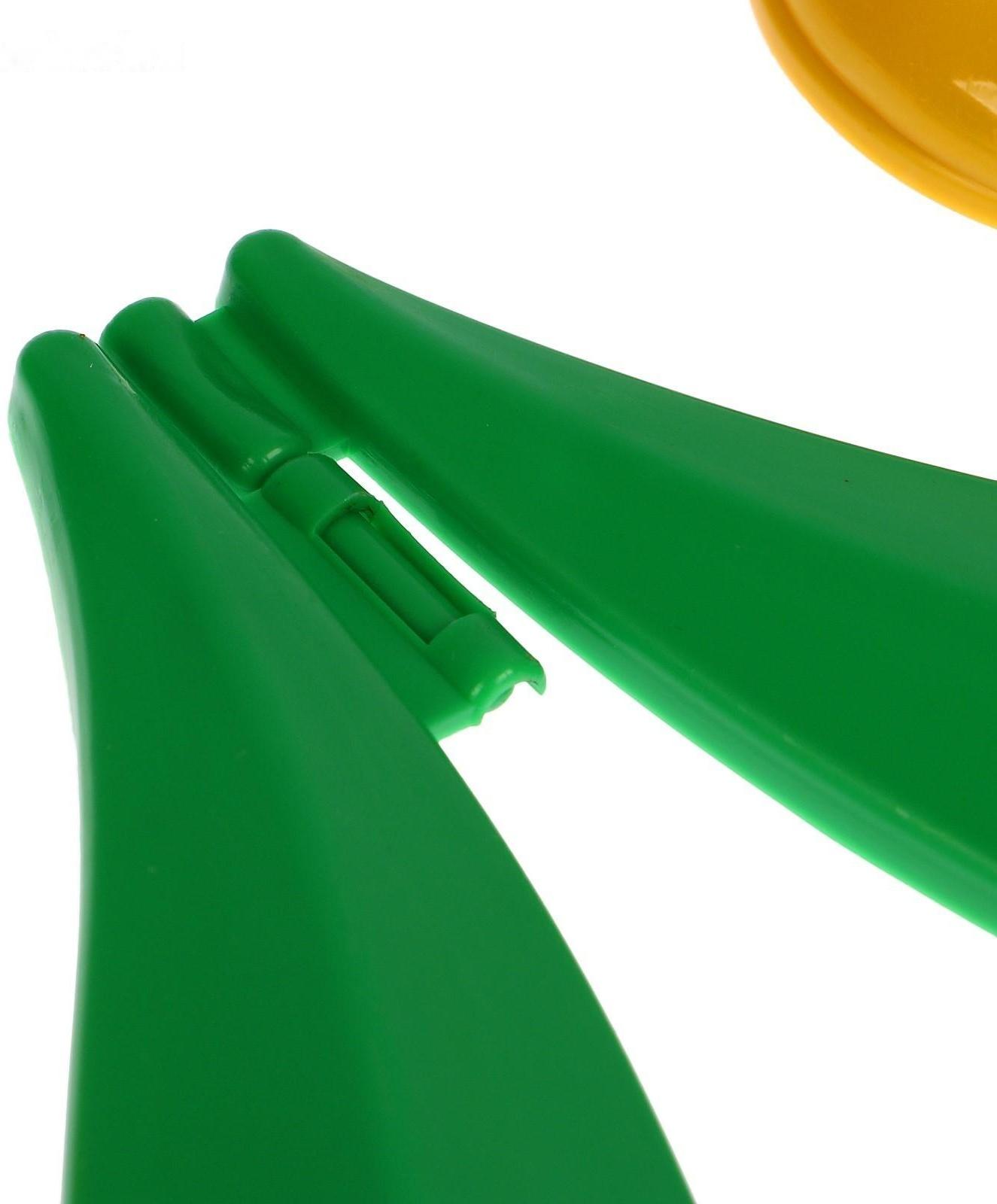 Ограждение декоративное, 30 × 225 см, 5 секций, пластик, жёлтый цветок, «Тюльпан»