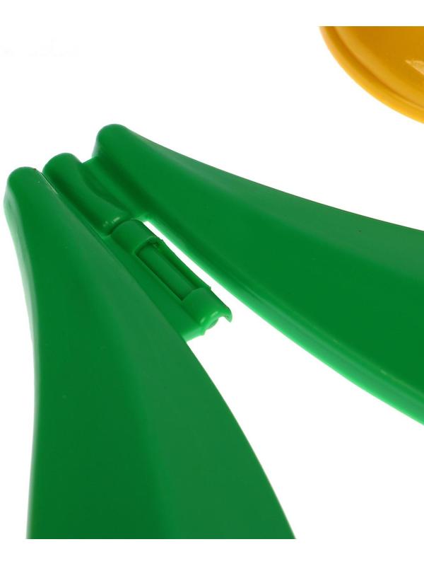 Ограждение декоративное, 30 × 225 см, 5 секций, пластик, жёлтый цветок, «Тюльпан»