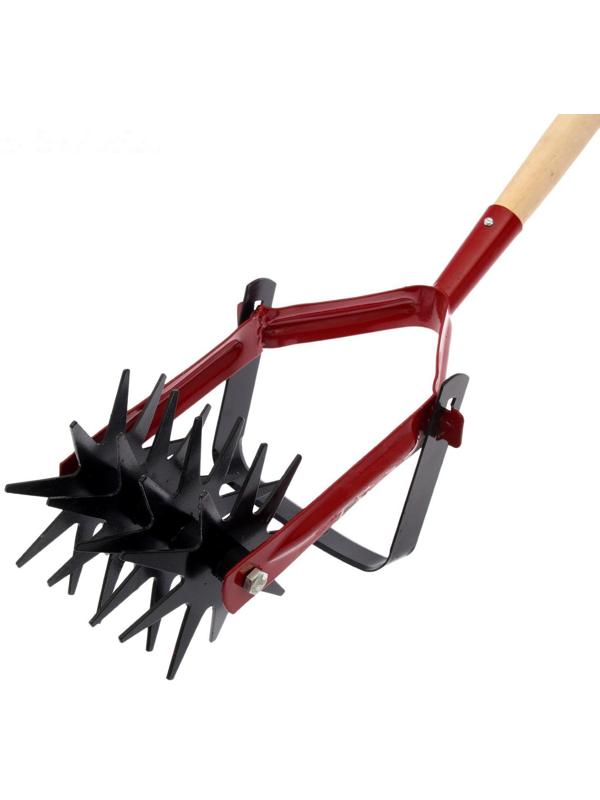 Культиватор ротационный, 155 × 18 см, деревянный черенок